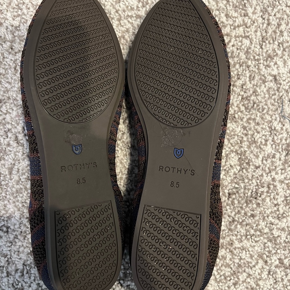 Rothy’s Sapphire Zebra Limited Edition Women’s Size 8.5 Ballet Flats - Picture 4 of 7